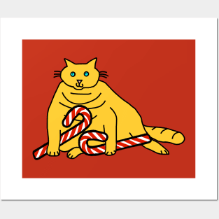 Chonk Cat got all the Christmas Candy Posters and Art